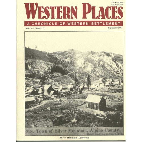 Silver Mountain, CA, Delamar, NV, and Lafayette OR by Alan H. Patera (Western Places Volume 1-3)