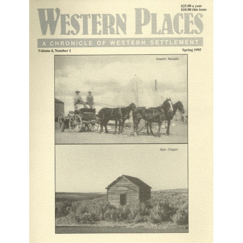 Kawich NV, Keystone WA, Eliza CA, Mud Springs Station NV and Ajax OR by Alan H. Patera (Western Places Volume 4-1)