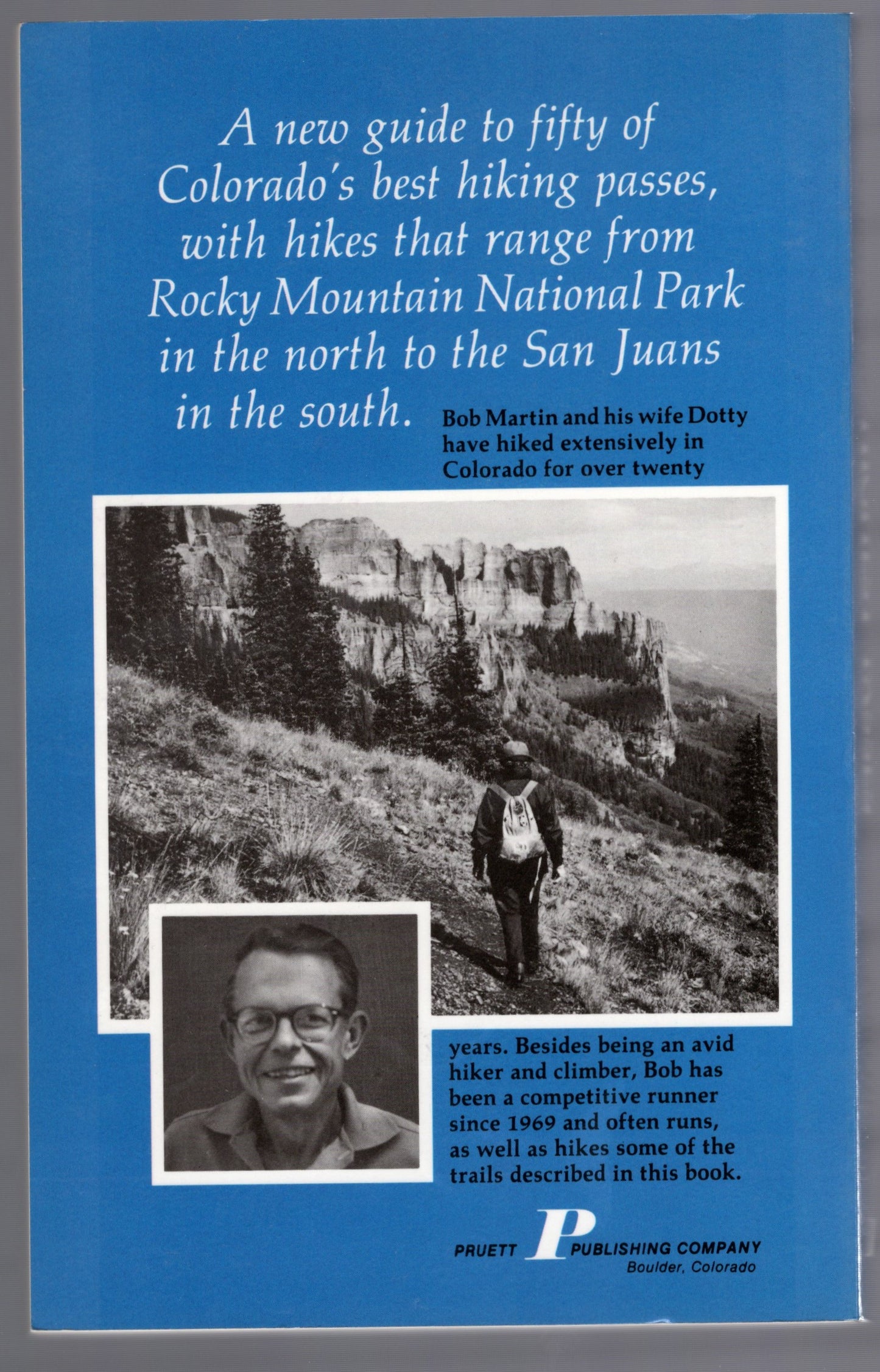 Hiking the Highest Passes by Bob Martin -book- (Colorado, US)